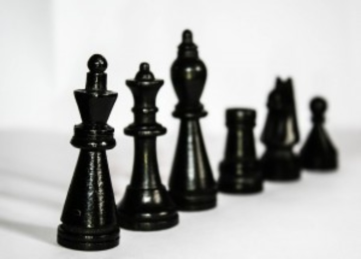Symbol image: chess pieces neatly lined up in a row.